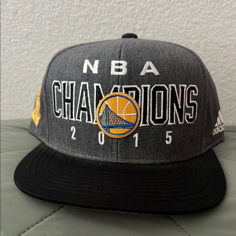 Adidas NBA Champions Gray and Black Cap